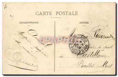 Guarda Republicana — Reconhecimento dos Oficiais — Ch. Dubrock, 97, Rue Saint-Antoine, Paris — Verso