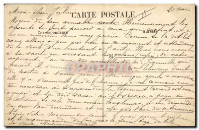 39º Regimento de Artilharia — Pratbernon, editor, Toul — Verso