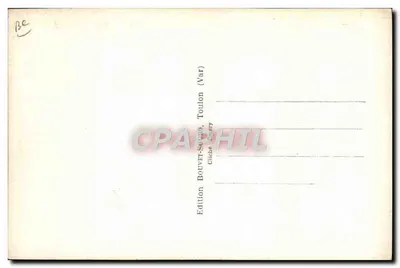 Submarino Atalante — Edição Bouvet-Sourin, Toulon (Var) — Verso