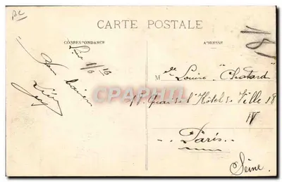 Lorient - O Submersível "Tbermidier", no cais, no Bassin — Coleção A. Waron, St-Prieur — Verso