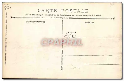 Sous-marin Charles-Brun — Marine Militaire Française — Édition Toulon — Verso