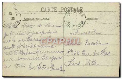 Le Havre — Het Theater — CV 2046 — Achterkant