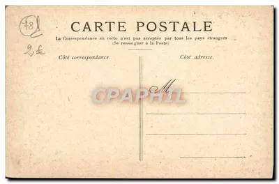 Versalles — El estanque de Latón — editor no visible — Reverso