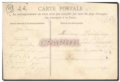 Versalles - Pavillon de la Musique — editor Perobuc, número de serie no visible — Reverso
