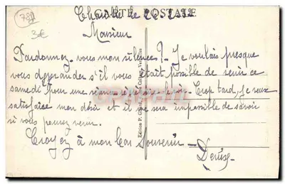 Versailles — A Galeria das Batalhas — Edição P. Girard, série 6 — Verso
