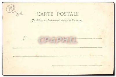 Palácio de Versalhes — A Capela — editor não identificado, número de série não visível — Verso