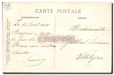 Amiens — Katedra (Strona Południowa) — L. C. — Plaques Supra — Rewers
