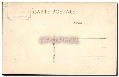Clisson (Loire-Inférieure) — O Castelo — Porta da Prisão dos Homens — Editor P. Chapeau — Verso