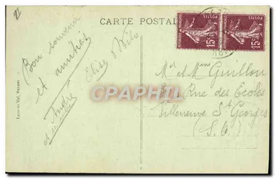 Hennebont - A prisão — editor SSONS, n°62 — Verso