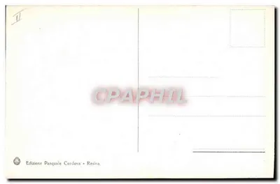 Kratery Wulkanu Wезувiusza — po wybuchu w kwietniu 1906 — Wydawnictwo Pasquale Cordova - Resina — Rewers