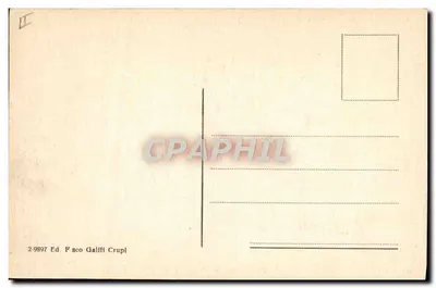 Taormina z Etną w erupcji — Wydawca Galiffi Crupi, n° 2-9897 — Rewers