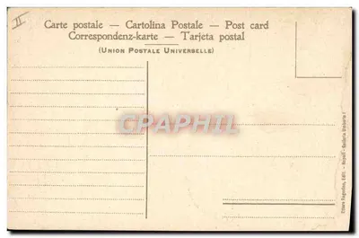 Nápoles - O Vesúvio da funicular — Editor Ettore Ragazzone, n° II — Verso
