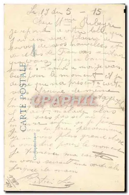 Elincourt-Sainte-Marguerite — Le barbier du campement — Vve Dubaut — Verso