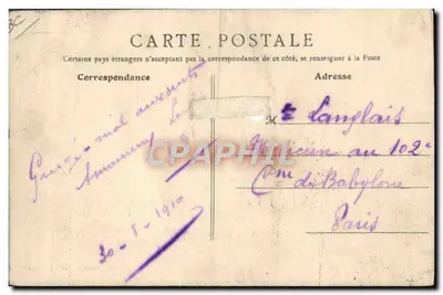 Campo di Mailly - Il Parrucchiere — 12 — Editore : Bazin Militaire A. Niep — Verso