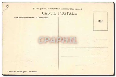 Esquí en la montaña — Chamonix-Mont-Blanc (Alta Saboya) — Christiana Santé, n°239 — Reverso