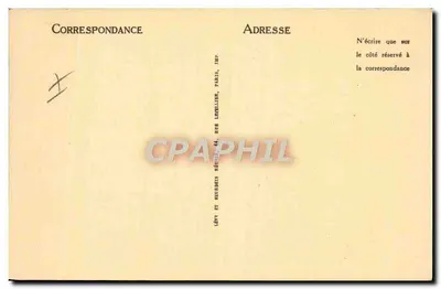 Villard-de-Lans no inverno — esquiadores — LL n°2064 — Verso