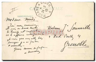 Esquiadores - Esportes de inverno - E. Reynaud, Editor, Chambéry, n°2500 — Verso