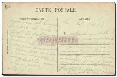 Balón de Alsacia — En invierno, Esquiadores en la cima — Edición G. Mayer, 40, faub. de France, Bollert — Reverso