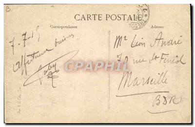 Revigny — Estacada construída pelo Génie para substituir o Ponte destruído — P.G. n°20 — Verso