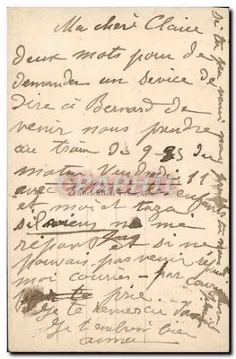 Czerwony żagiel nad morzem — Wydawca C. P. A. nr 840 — Rewers