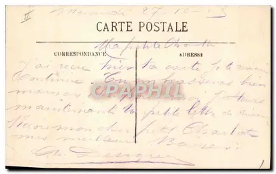 Statek w niebezpieczeństwie w burzliwej pogodzie — LL. — seria HO 89 — Rewers
