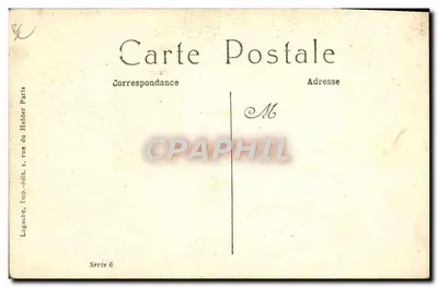 Duas mulheres — cena íntima — Lagache, Imp.-édit., rue du Helder, Paris, Série 6 — Verso