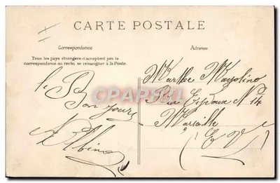 Mujer en vestido con motivos — E.L.D. 4216 — Editor E.L.D. — Reverso
