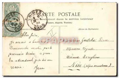 38º de Artilharia — Regimento formado em 28 de Setembro de 1873 — Fototipia A. Bergeat & Cie, NANCY — Verso