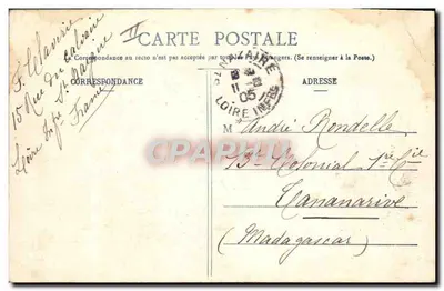 ST-NAZAIRE - La Caserma del 64° Reggimento di Fanteria di Linea — Editore Delaveau, numero di serie non visibile — Verso