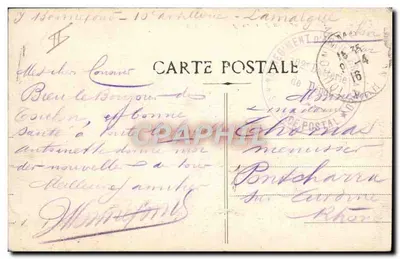 Toulon — Torpedeiros no pequeno rancho — editor não identificado — Verso