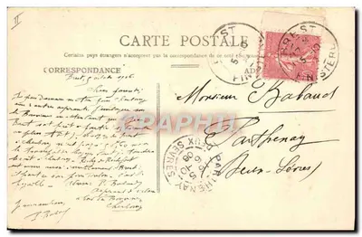 BREST — Brug van een slagschip — Anoniem uitgever, n° 257 — Achterkant
