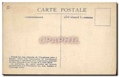 La Grande Flota en marcha — Inglaterra lista para golpear — Photochrom Co., Ltd., Londres — Reverso