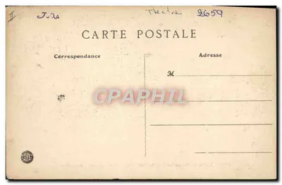 Lons-le-Saunier-les-Bains (Jura) — El Teatro — B.F., París, n°1304 — Reverso