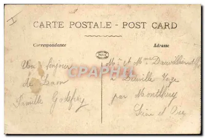 Laon — O Teatro parcialmente destruído por um grande obus — La Pensée, n°3200 — Verso