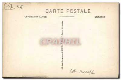 St-Rémy-de-Provence (B.-du-Rh.) - As Antigas - O Mausoléu — Edição Ideal M.F.B. — Verso