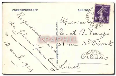Beaulieu — Pejzaż Beaulieu i Rade Villefranche — Widok z Grande Corniche — LL — Rewers