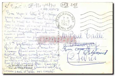 Widok na Hotel Bristol — Beaulieu-sur-Mer — C.A.P. — Rewers