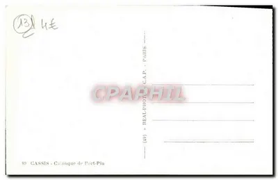 Cassis - Calanque de Port-Pin — (49) — REAL-PHOTO-C.A.P. — PARIS — Rewers