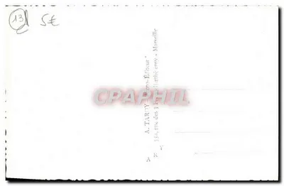 CASSIS-sur-Mer — Panorama widziana z Gineste — A. TARDY, wydawca — Rewers