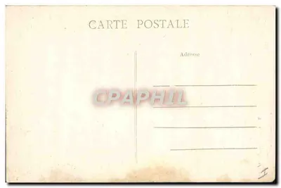 Stara pocztówka Chateauroux Stara Wieża — Rewers