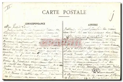Estabelecimentos Penitenciários de Fresnes — A Avenida Principal — Coleção Carpentier — Verso