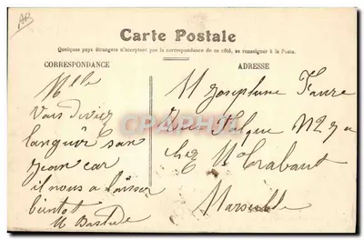 Montpellier — A Maison Centrale — editor Paris-Montpellier, n°6 — Verso