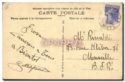 Mayenne — O Quai Carnot e a Prisão — Verso