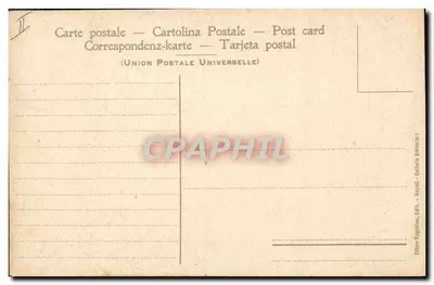 Le Vésuve en éruption — Avril 1906 — Éditeur Ettore Ragazzone, Naples — Rewers