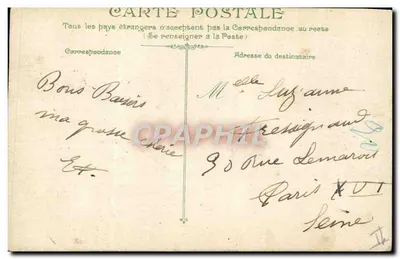 Barco de pesca ; uma rajada de vento — L.V. & Cie — n° 3565 — Verso