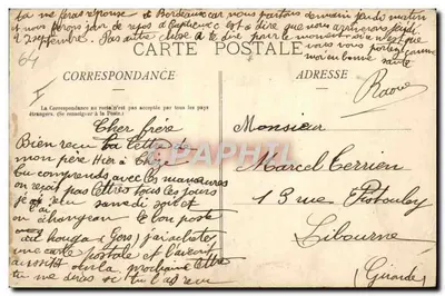 Pau — A Caserne Bernadotte — 781 — Verso