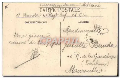 Antibes — Caserne Gazaran — LL. — Selecta — Achterkant