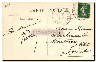 Dunkerque — Un Contre-Torpilleur en pleine Mer — C.A. n°86 — Verso