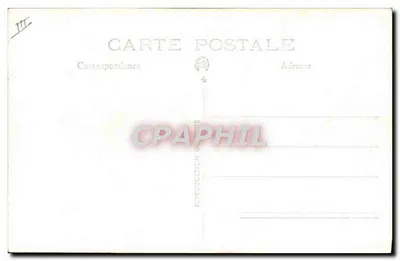 Barco de pesca no cais — vista lateral — Carta postal reprodução — Verso