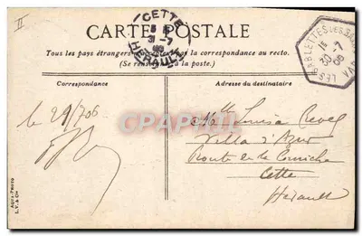 Toulon. Contrabombarderos en el Petit-Rang — L.V. & Cie, n°26 — Reverso
